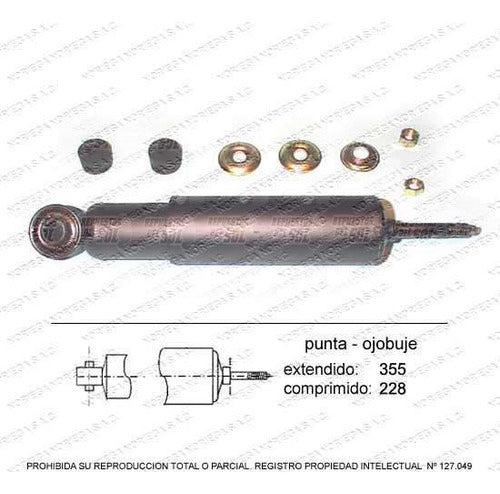 Par Amortiguador R/L Delantero D21 2.0 1986 1992