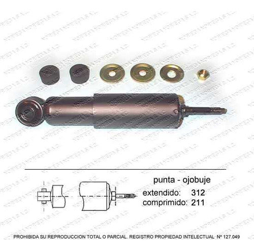 Par Amortiguador R/L Delantero Chevrolet Luv 1.6 1989 1994