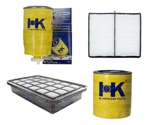 Kit Filtros Mahindra Scorpio 2.2 2008 2018 Aire Aceite Polen P