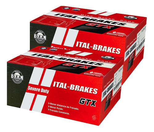 Kit Pastillas Delanteras + Traseras Freno Gtx Changan Uni-t 2022 2024