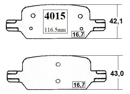 Pastilla Freno Trasero Chevrolet Colorado 2.8 2021