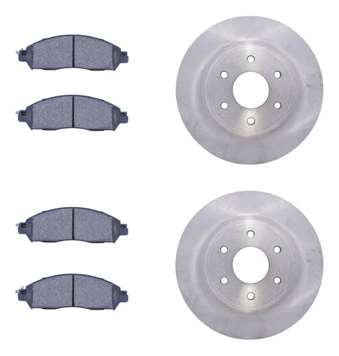 Discos Con Pastilla Freno Nissan Np300 2015 2020