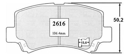 Pastilla Freno Delantero Chery Face 1.3 2009 2014