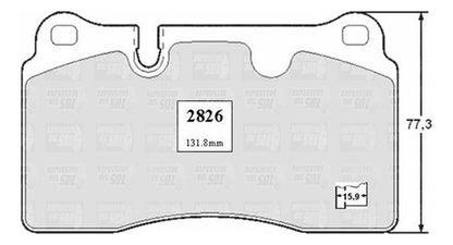 Pastilla Freno Delantero Volkswagen Touareg 4.2 2002 2008