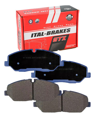 Kit Pastillas Delanteras + Traseras Freno Hyundai Solati H350 2017 2022