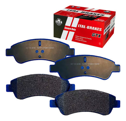 Kit Pastillas Delanteras + Traseras Freno Dongfeng H30 2013 2018