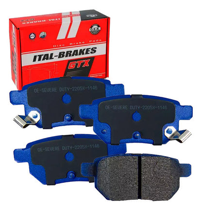 Kit Pastillas Delanteras + Traseras Freno Great Wall Peri 2009 2011