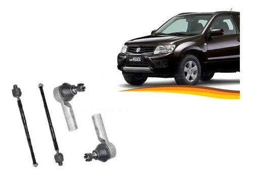 Brazo Axial Suzuki Nomade 2006 2019 + Terminales Kit X 4
