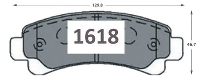 Pastilla Freno Jmc Vigus 2021 2024 Trasera