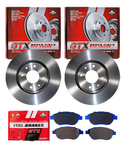 Discos Freno Con Pastilla Peugeot 307 2002 2010