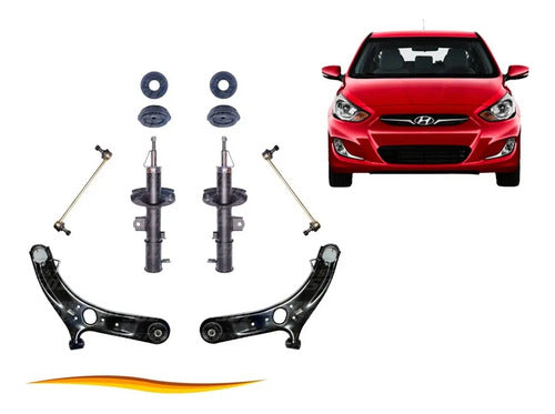 Amortiguador Bandeja Bielet Hyundai Accent Rb 2011 2018