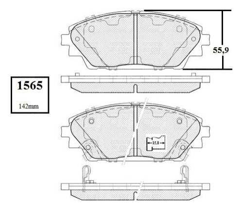 Pastilla Freno Delantero Mazda Mazda 3 2017