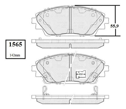 Pastilla Freno Delantero Mazda Mazda 3 2017