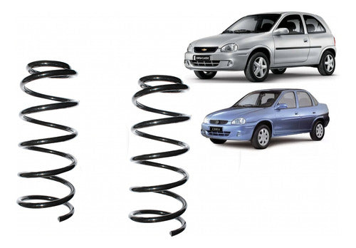 Resorte Espiral Delantero Chevrolet Corsa 1996 2010 Par