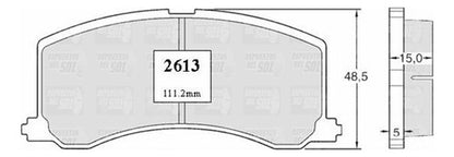 Pastilla Freno Delantero Suzuki Baleno 1.6 1996 2004