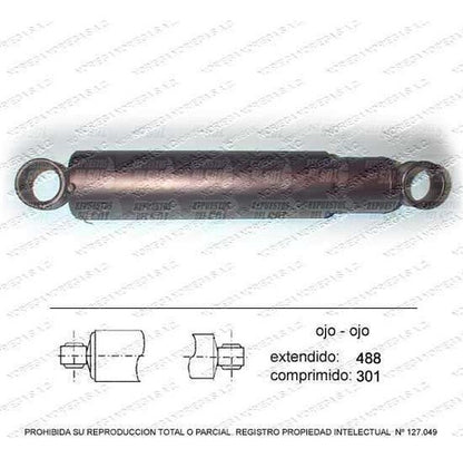 Par Amortiguador R/L Trasero Canter 3.3 1986 1996