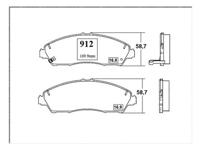 Pastilla Freno Delantero Honda Pilot 3.5 2016