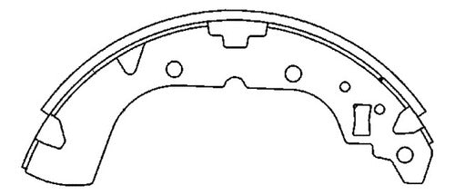 Balatas Freno Trasero Mitsubishi Mirage 1.2 2014