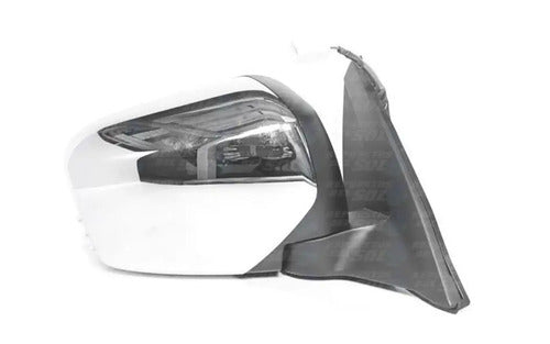 Espejo Electrico Cromado Mitsubishi L200 2006 2015 Sin Luz