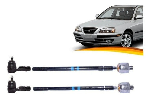 Brazo Axial Hyundai Elantra 2000 2007 + Terminales Set