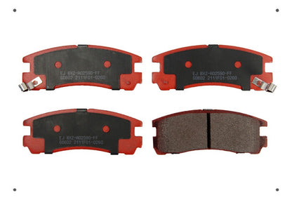 Pastilla Freno Ital Brakes Trasero Dodge Avenger 2000 2000