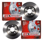 Par Discos Freno Nissan Qashqai 2008 2015 Delantero