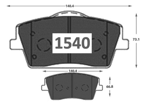 Pastilla Freno Delantera Volvo Xc40 2017 2022