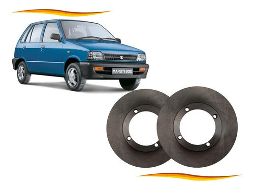 Par Disco Freno Suzuki Maruti 0.8 1999 2009 Delantero