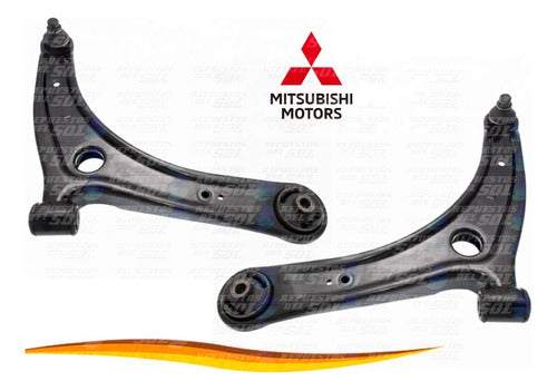 Par Bandeja Suspensión Delantera Inferior Mitsubishi Asx 2011 2014