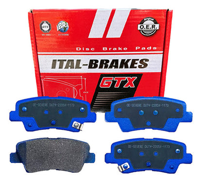 Kit Pastillas Delanteras + Traseras Freno Hyundai Veloster 2012 2017
