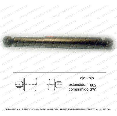 Par Amortiguador R/L Trasero Toyota Hilux 2.8 1998 2004