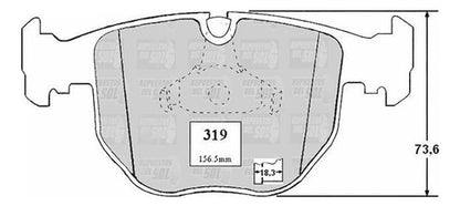 Pastilla Freno Delantero Bmw X5 Xdrive 4.4 2000 2006