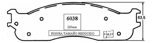 Pastilla Freno Delantero Dodge Ram 1.5 2006 2008