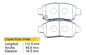 Pastilla Freno Delantero Toyota Vitz 1.0 1szfe 1999 2006