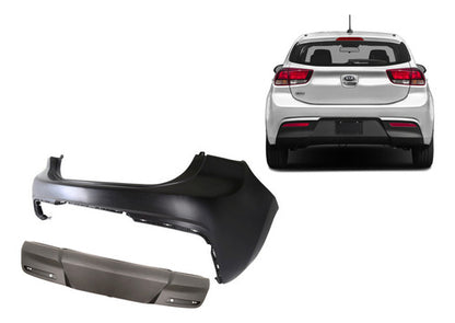 Parachoque Trasero Kia Rio 5 2017 2019 Completo