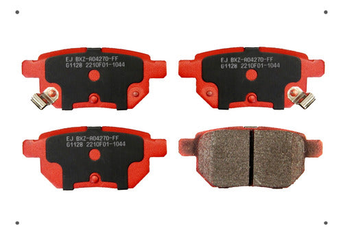 Pastilla Freno Ital Brakes Trasera Toyota Ist 2010 2010