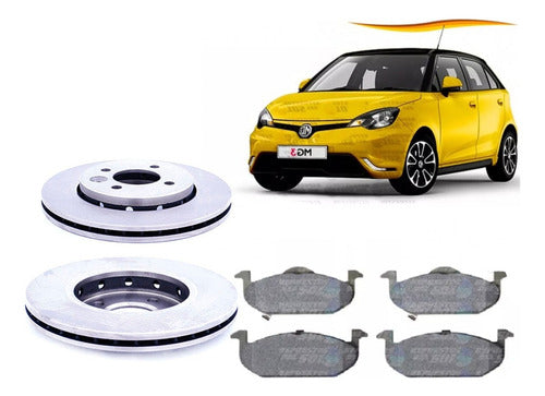 Par Disco Freno Delantero Mg3 2012 2020 + Pastilla