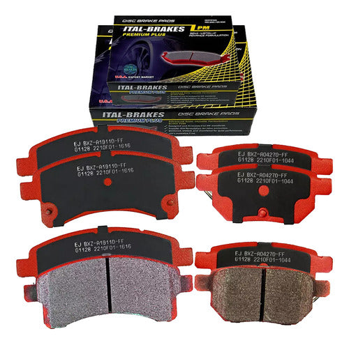 Pastilla Freno Chery K60 2019 2022 Delanteras Traseras