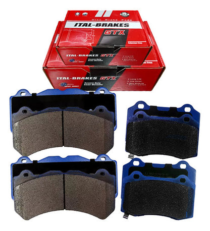 Kit Pastillas Delanteras + Traseras Freno Gtx Chevrolet Camaro 2012 2018