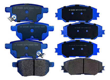 Kit Pastillas Delanteras + Traseras Freno Toyota Auris 1.6 2007 2012