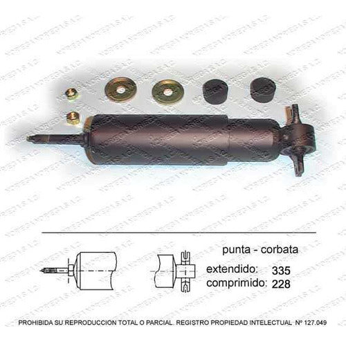 Par Amortiguador R/L Delantero Mitsubishi L200 2.0 1986 1995