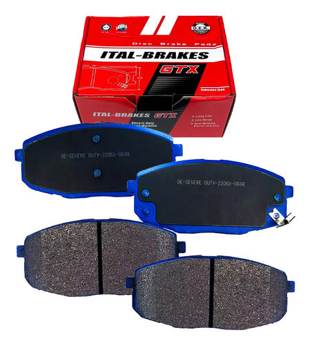 Kit Pastillas Delanteras + Traseras Freno Gtx Byd Yuan 2022 2024