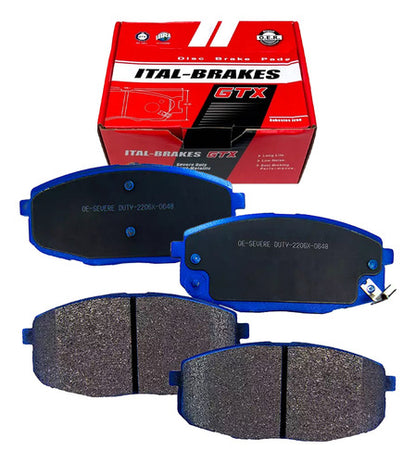 Kit Pastillas Delanteras + Traseras Freno Gtx Byd Yuan 2022 2024