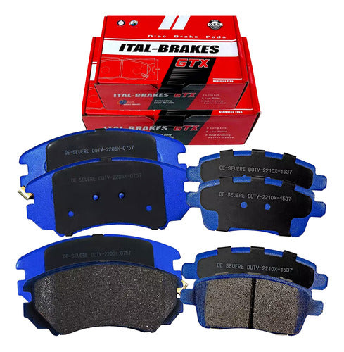 Kit Pastillas Delanteras + Traseras Freno Gtx Dfsk Suv 500 2022 2023