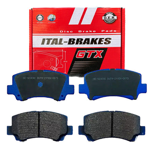 Discos Freno Con Pastilla Gtx Dfm Df-2500 2012 2014