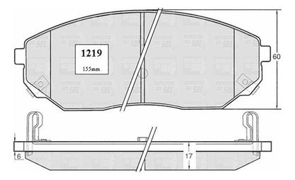 Pastilla Freno Delantero Kia Sorento 3.5 2007 2007