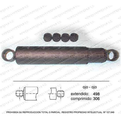 Par Amortiguador R/L Trasero H100 2.4 1991 1995