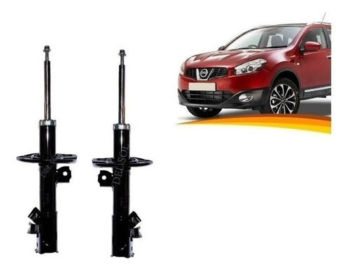 Amortiguador Delantero Nissan Qashqai 2010 2014 Par
