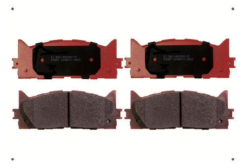 Pastilla Freno Ital Brakes Delantero Lexus Es250 2017 2018