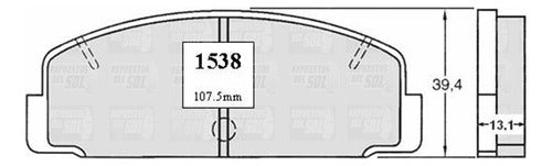 Pastilla Freno Trasero Mazda Mazda 6 2008 2013
